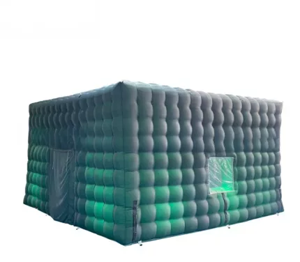Elegant Black Inflatable Cube Tent 2 jpg