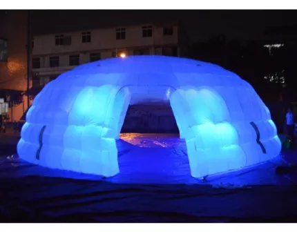 Versatile Inflatable Dome Tent with LED Lights for Nightclub and Weddings 3 jpg