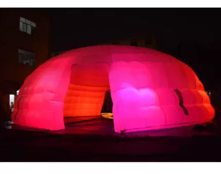 Versatile Inflatable Dome Tent with LED Lights for Nightclub and Weddings 5 jpg