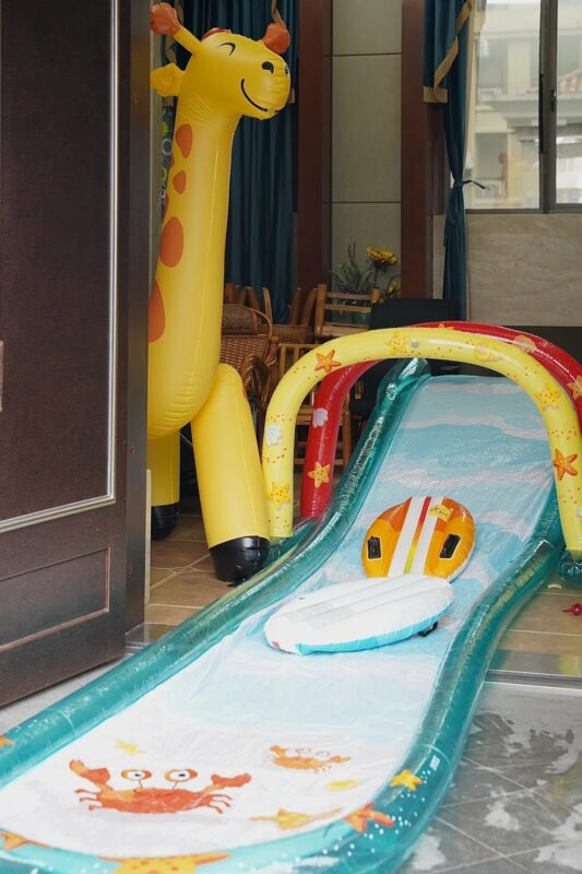 Single-Lane Inflatable Water Slides
